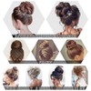 Messy Bun Hair Scrunchie 2PCS Hair Extension Ponytail With Elastic