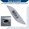 Hihaha Front Right Side Bumper Headlight Washer Nozzle Cover Cap