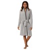 Barefoot Dreams® CozyChic Ultra Lite® Tipped Ribbed Short Robe, Dove