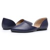 VenusCelia D'Orsay Zapatos planos para mujer, azul marino, (Navy Pu),