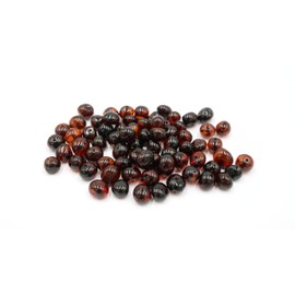 Baltic Amber Beads Baroque Style Loose Beads with Drilled Hole Multiple Colours and Sizes 10 Grams Certified Baltic Amber Perfect for Jewellery Making (Cherry, 4-6mm)