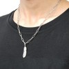 Jewelry Shop M Simple Genderless Necklace, Mantel, Made in Japan,