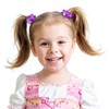 Expressions 24pc Ponytail Balls Hair Elastics,Star-Shaped Multicolored Twin Hair Beads,
