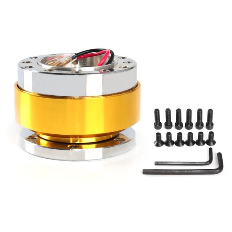 Steering Wheel Quick Release Hub Adapter Aluminum Alloy Snap Off