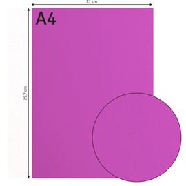 Florence Cardstock Smooth - Coloured Card Making Supplies A4 - Purple - 10 Sheets - Coloured Paper for Scrapbooking, Card Making, Die Cutting and Paper Crafts - 216 GSM - Plum
