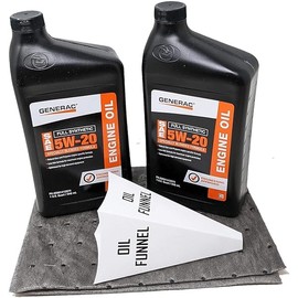 Generac A0001412874 5W20 Full Synthetic Engine Oil Quart (Pack of 2)