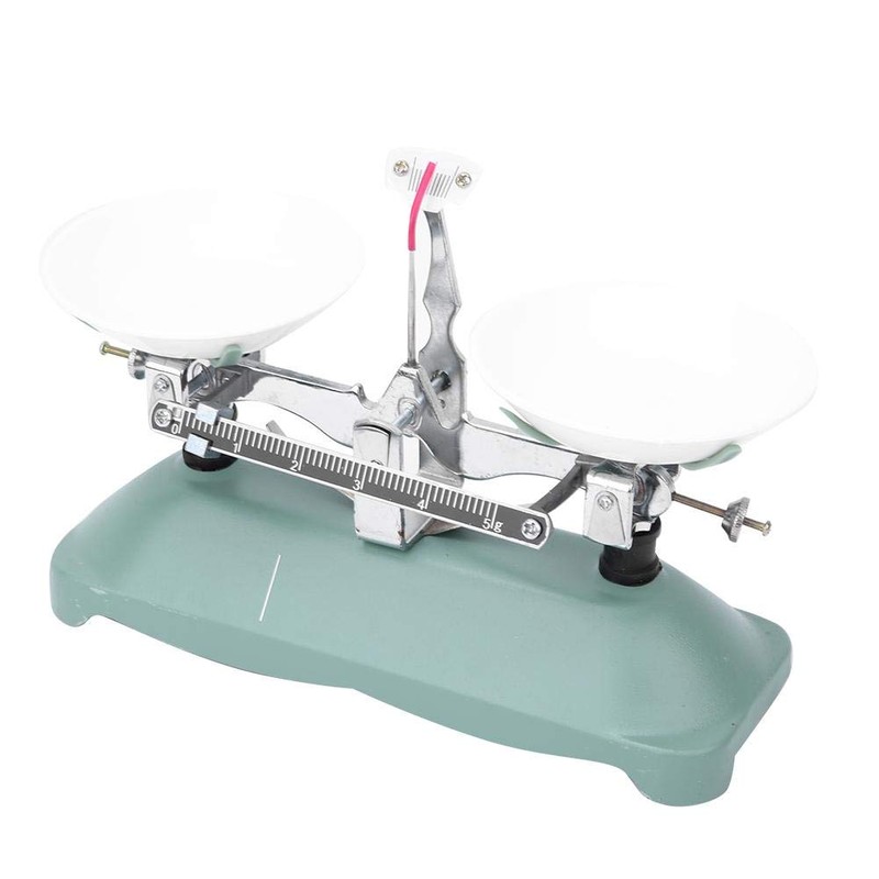 100/500 g Mechanical Scales with Weight Set Scale Tray 10