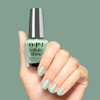 OPI Infinite Shine Teals Familiar | Sheer Pastel Mint Green