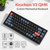 Keychron V2 Wired Custom Mechanical Keyboard, 65% Layout QMK/VIA Programmable