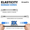 Bungee Cords with Hooks, Upgrade 12 inch Bungee Cords with
