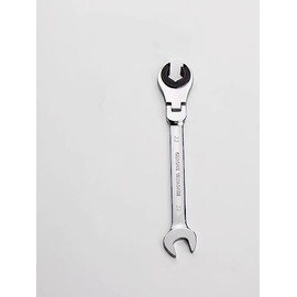 FLZOSPER 22mm Metric Fix Tubing Wrench，Flex-Head Gear Wrench, Ratcheting Fix Combination Wrench Spanner