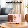 Portable Bluetooth Speaker Mini Compact Wireless Retro Support Radio Program