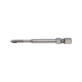 Völkel HexDrive Machine Tap (Hex Socket) 1/4 Inch Bit, HSS-E, M3-M12, DIN371/376, Form B & C, Metric Thread, Through Hole, Stainless Steel Drill, Tap Cutter