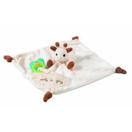 Sophie la girafe Baby Comforter - Soft Plush Toy with Soother Holder