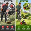 String Trimmer Wheel Attachment for Lawn Edging – Adjustable Dual-Wheel