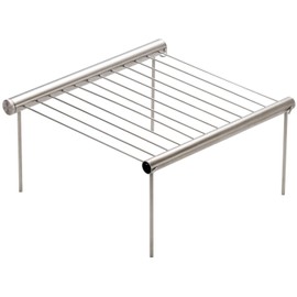 UCO Grilliput Portable Grill for Camping, Stainless Steel