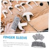 Healeved 60pcs Fingertip Protectors Cut-resistant Finger Cots Finger Sleeve Guards