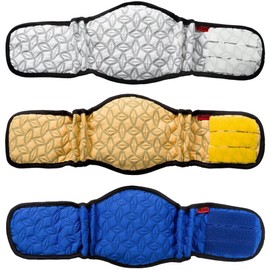 Mkouo Male Dog Nappies Wraps Incontinency Belly Band for Small and Medium Dogs, High Absorption, Reusable, Washable(3 Pack) L