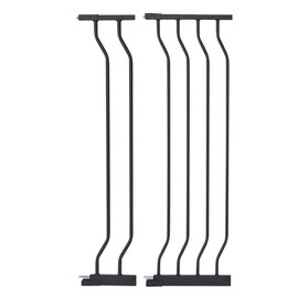 Extension for COMOMY Gate with Adjustable Cat Door, 4.7 +9.4", Black