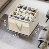 Aokeyee Shoe Organizer for Closet,Foldable Shoe Storage Organizer Box Bin