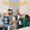Fiftylicious Banner - 50 & Fabulous Banner, Cheer to 50