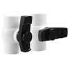 Dijedev 1-1/2 inch PVC Ball Valve, 2Pcs Shut Off Valve