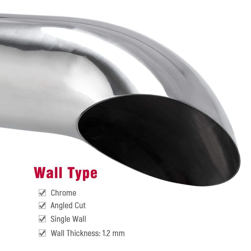 Upower Diesel Exhaust Tip Turn Down 4 inch inlet 5"