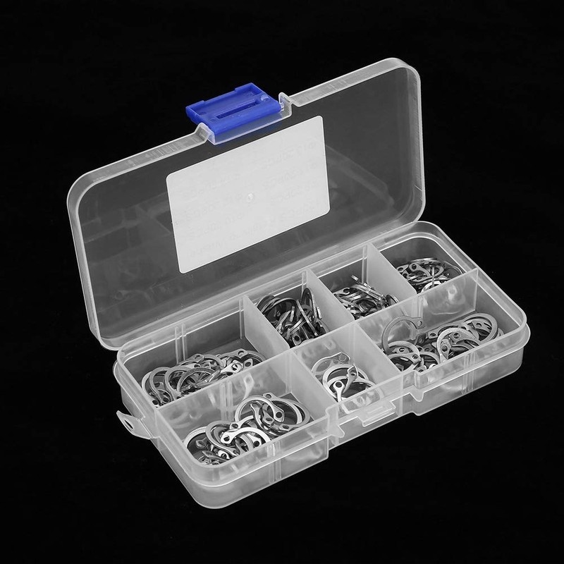 Stainless Steel Snap Retaining Ring Circlip Set 120pcs 9mm 14mm