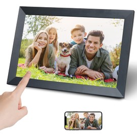 Aorpdd 10.1 Inch HD WiFi Digital Photo Frame, 16:10 Touchscreen Photo Frame with 1280x800 Resolution, 32GB Storage, Frameo App for Instant Sharing