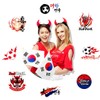 World Cup Tattoo Sticker (Small) / Tattoo Sticker World Cup Sports / 물월드컵타투스티커(소)/타투 스티커 월드컵 스포츠
