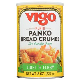 Vigo Breadcrumb Panko Plain, 8 oz (Packaging May Vary)