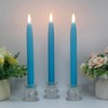 HVTDECOR Flameless Taper Candles Battery Operated with Timer and Remote,