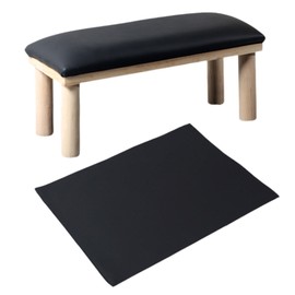 kokiya Nail Arm Rest Cushion Nail Art Armrest, Wood Portable Salon Hand Pillow, Manicure Hand Rest, Black