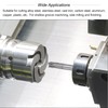 sourcing map Square Nose End Mill, 12mm Cutting Dia Tungsten