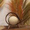 Real Coconut Leaf Table Bedside Lamp Electrial Light - Cream