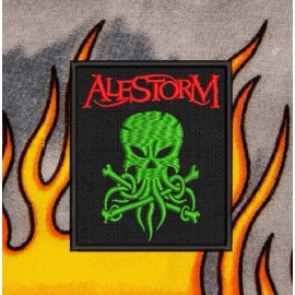 Unbranded Alestorm Patch | Octopus Skull Scottish Pirate Folk Power Heavy Metal Band Logo