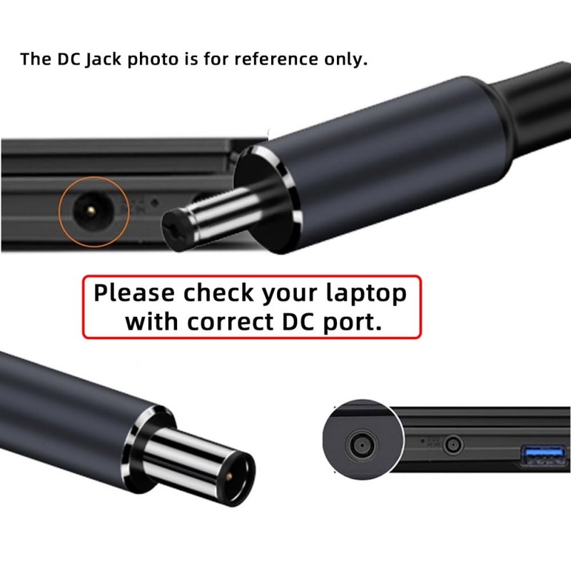 NFHK USB C to DC Adapter, USB-C Female to DC