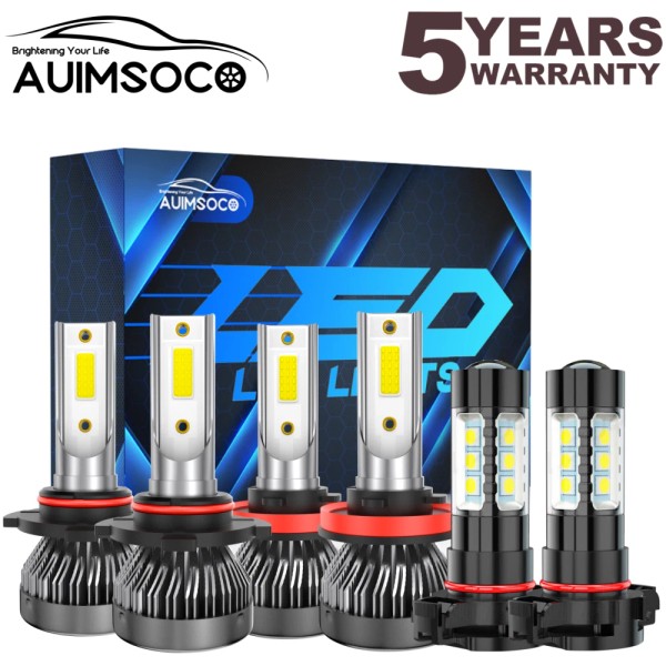 AUIMSOCO For Jeep Grand Cherokee Sport 2011-2013 LED Headlights High