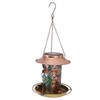 Solar Bird Feeder for Outdoors Hanging Exquisite Hollow Pattern Waterproof