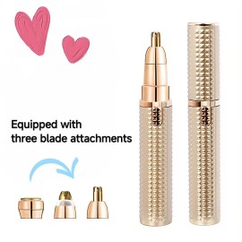 Multi-Functional Electric Shaver for Women – Portable Full Body Hair Remover & Eyebrow Trimmer, Gentle Grooming Device for Face, Legs & Bikini Area