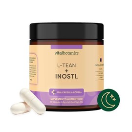 L-Teanina  Inositol. 60 capsulas de 500mg (2 Meses). VitalBotanics. Multivitaminico con L-Glutamina, Suplementos Alimenticios. Libre de Gluten y...   