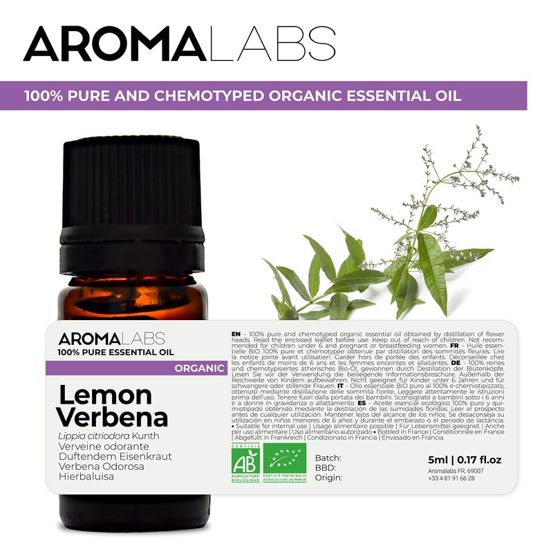 BIO - Lemon Verbena Essential Oil - 5mL - 100%