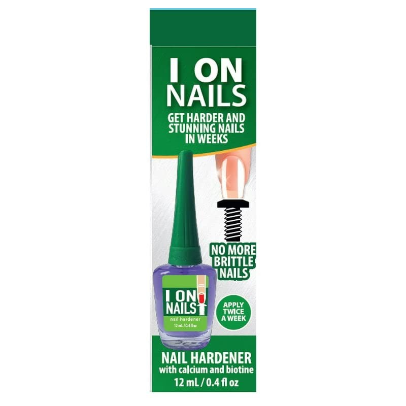 I On Nails Hardener with Calcium Biotin, Longer, Stronger, No