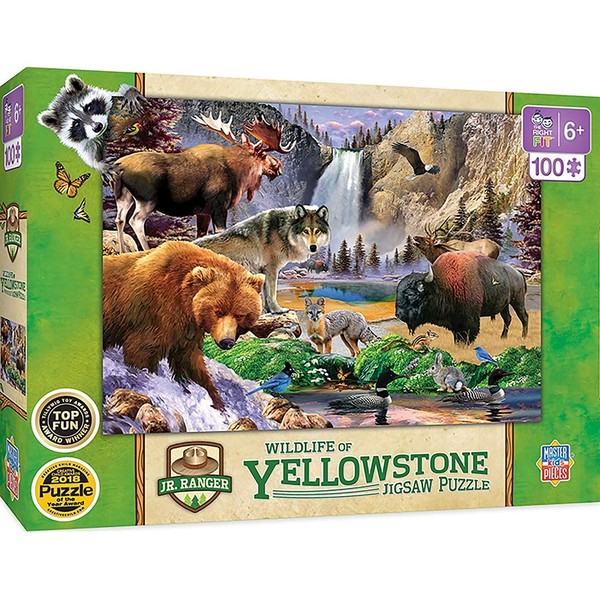 MasterPieces Jr Ranger - Yellowstone National Park 100Pc Puzzle