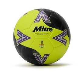 Mitre WFA Cup Train 2526 Calcio per Unisex Adulto, Verde scuro/Purple/Nero, 5