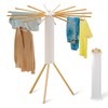 VICSKY Cylinder Tripod Drying Rack for Clothes, Octopus Laundry Stand
