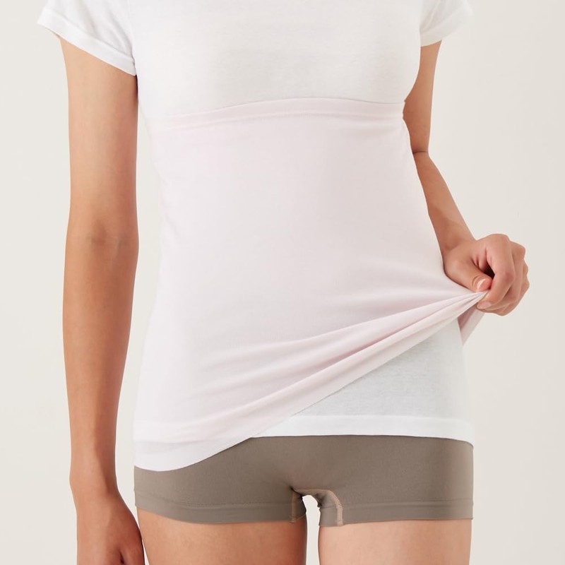 GUNZE CB6300A Women's Belly Band Schiffer 100% Cotton 100% Cotton,