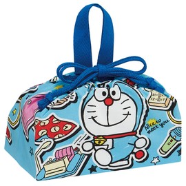 Skater KB7-A Doraemon Lunch Box Bag, Sticker, Made in Japan