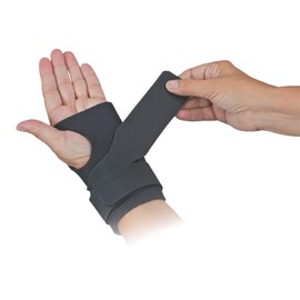 Comfort Cool Ulnar Booster Support Provides Compression for Ulnar Sided Wrist Pain. TFCC Tear Triangular Fibro-Cartilage Complex Injuries, Tendonitis or Repetitive Use Injury. Right Large in Black