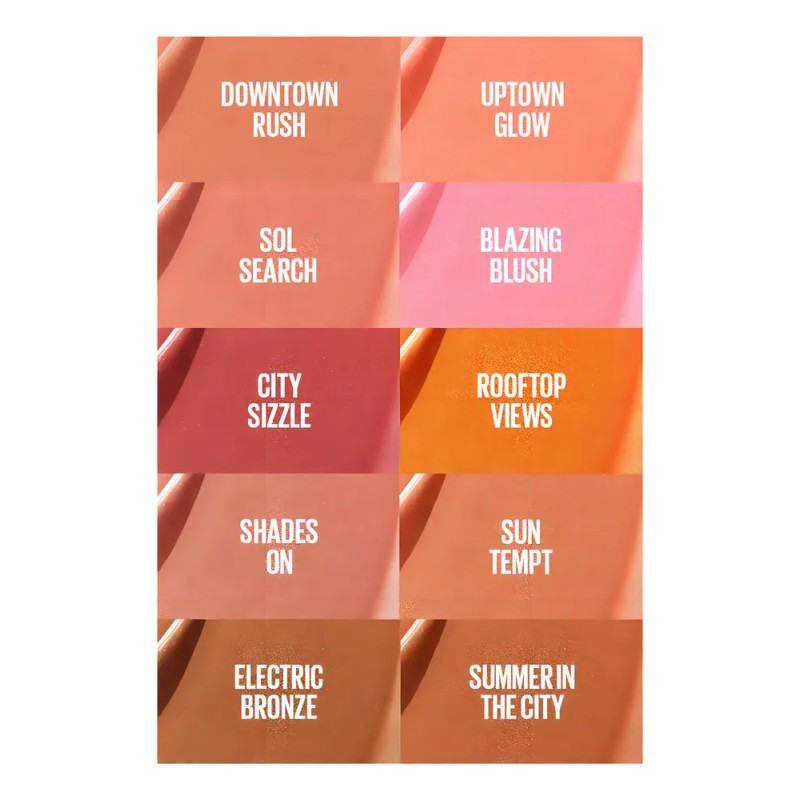 Rubor Líquido Maybelline Sun Kisser Usa 10 Sun Tempt Blush